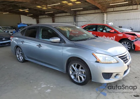 2013 Nissan Sentra S z USA, uszkodzony, nr VIN 3N1AB7APXDL645656